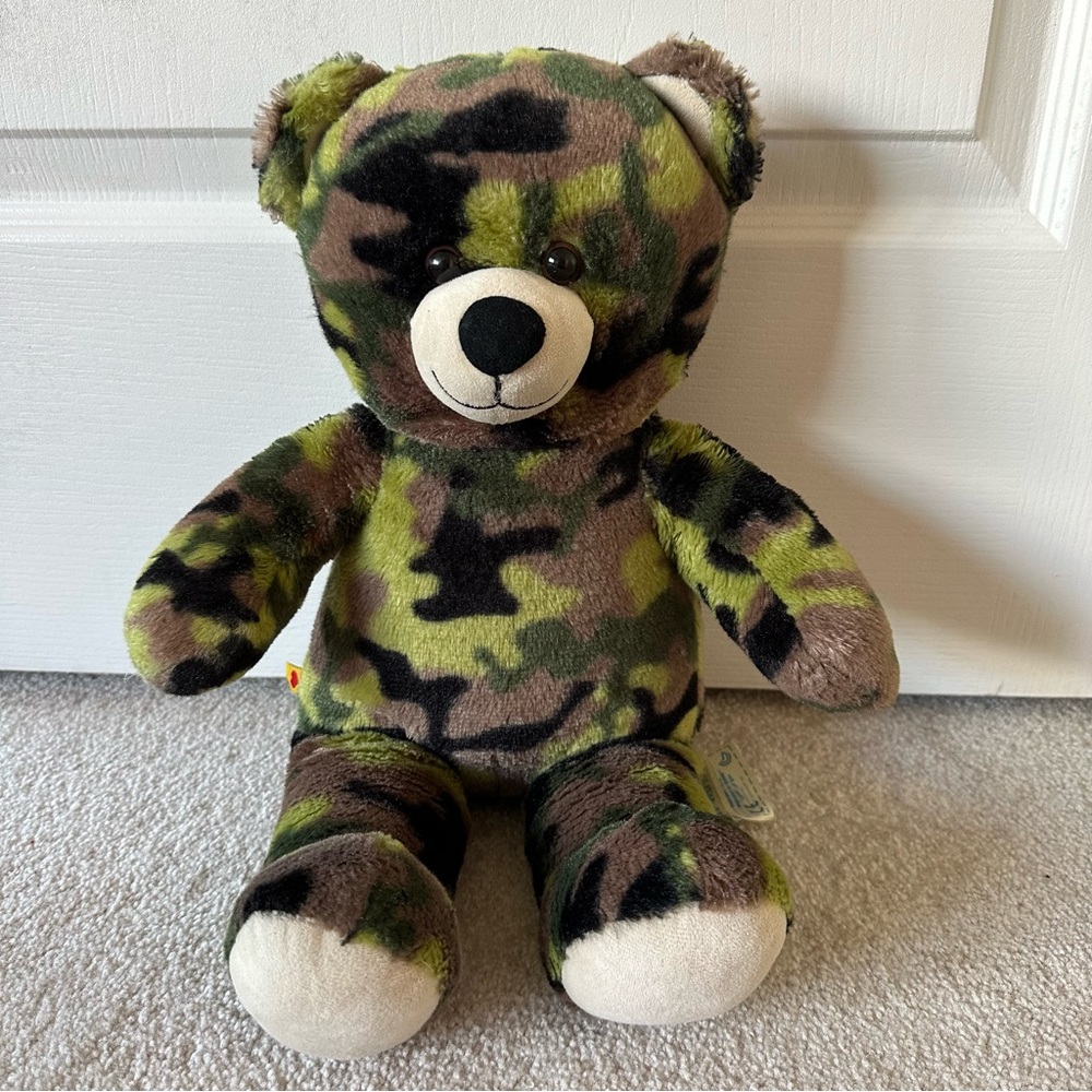 Build A Bear Camouflage Military Bear